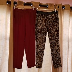 2 pants Zara and Jessica Simpson EUC